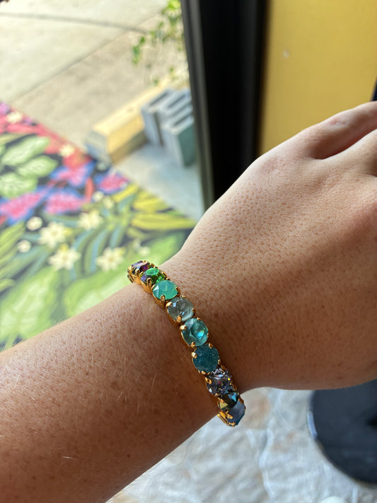 Blue Multi Oakland Stretch Bracelet