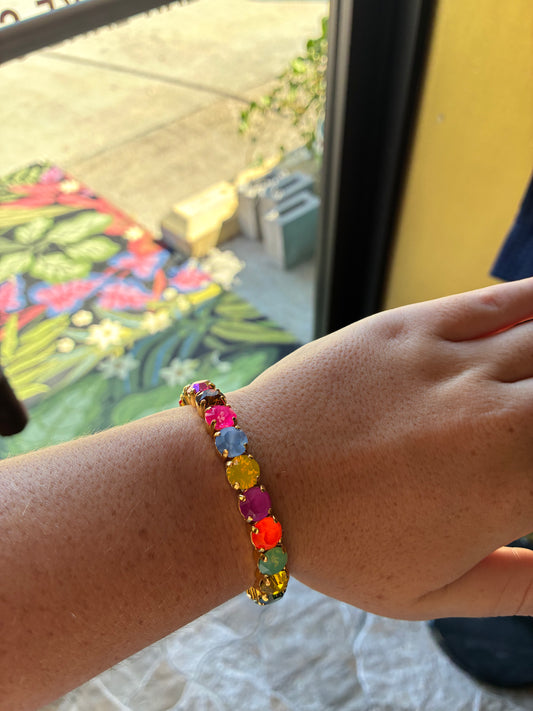 Rainbow Multi Oakland Stretch Bracelet