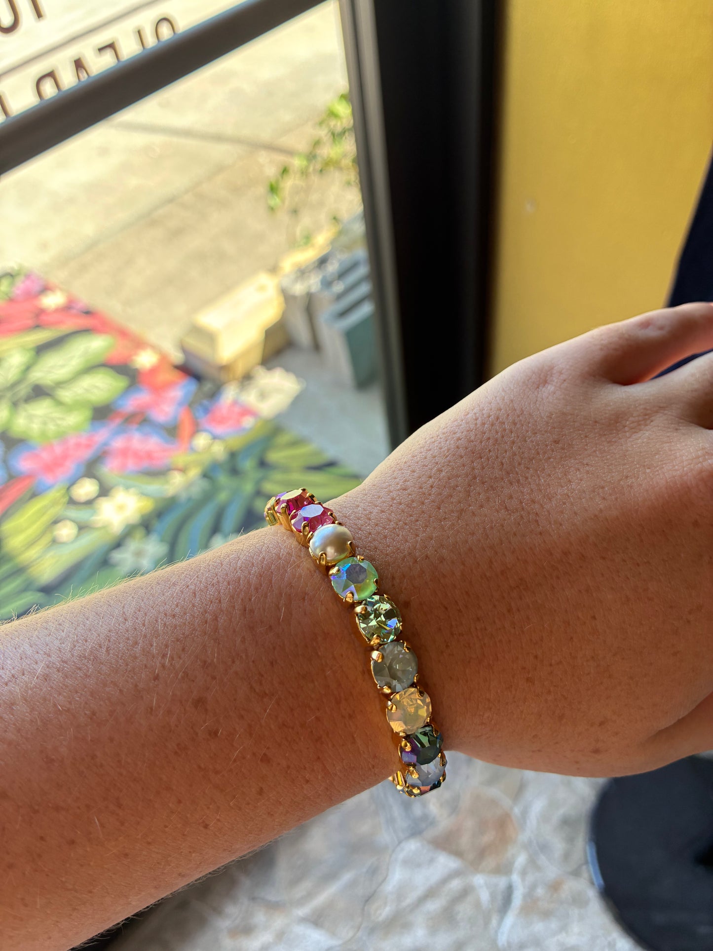 Aqua Multi Oakland Stretch Bracelet