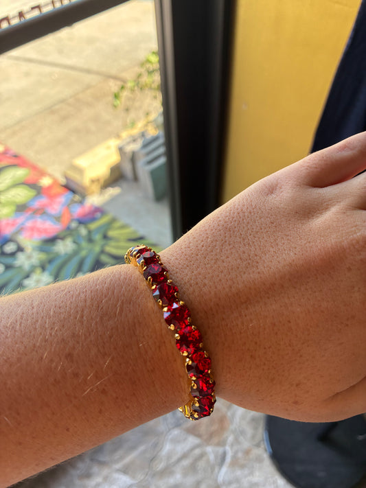Ruby Oakland Stretch Bracelet