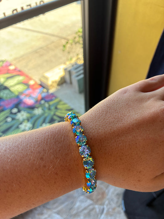 Ice Blue Oakland Stretch Bracelet