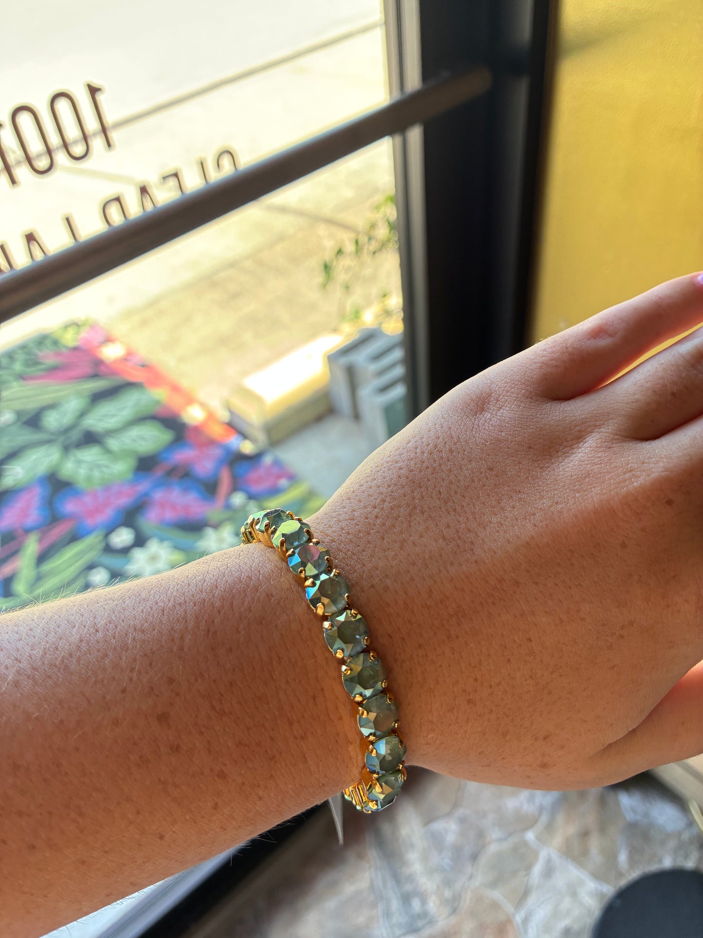 Dusty Blue Oakland Stretch Bracelet