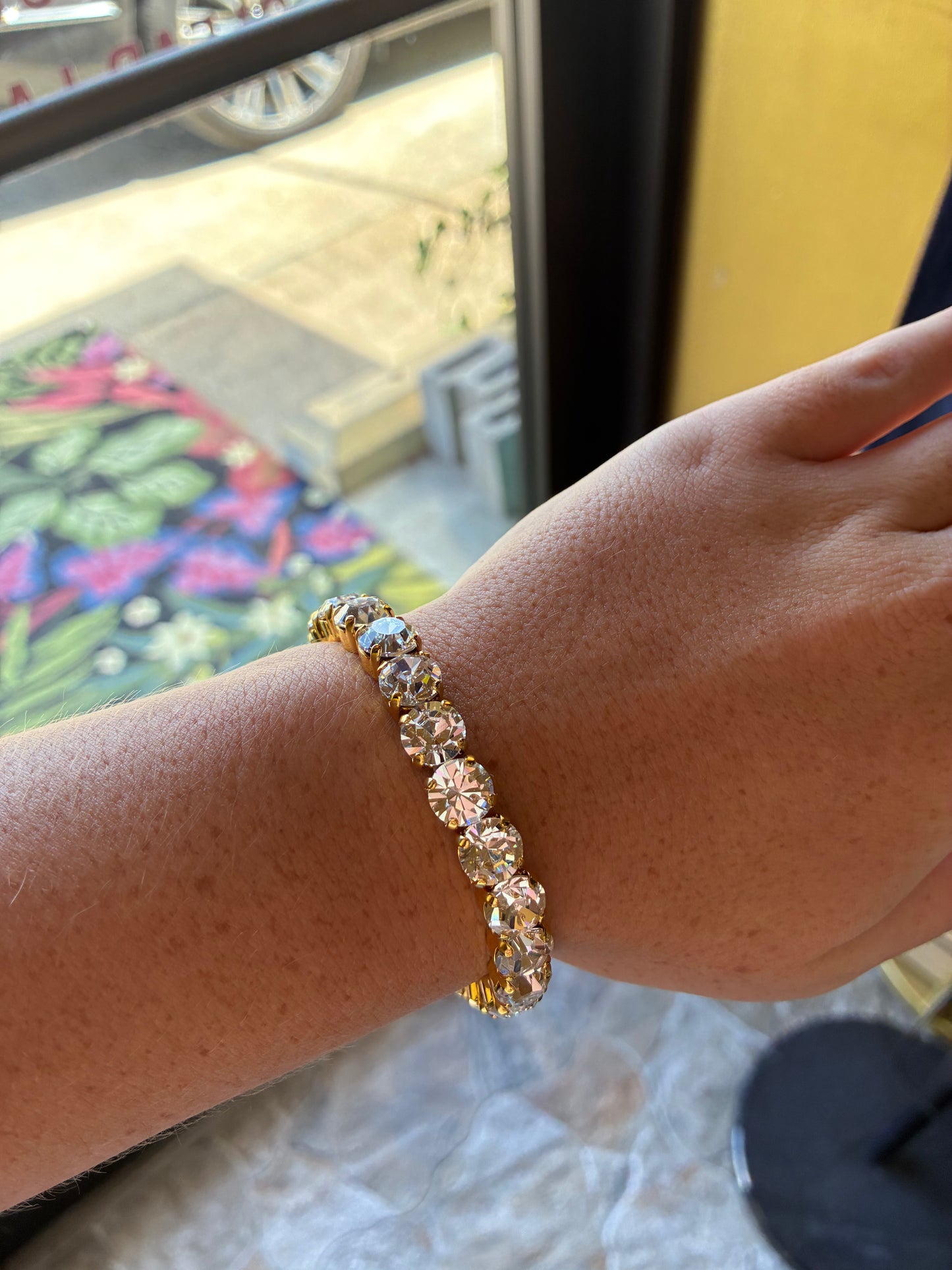 Clear Oakland Stretch Bracelet