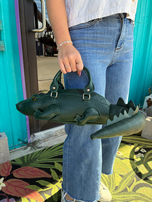 Alligator Crossbody Handbag