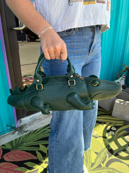 Alligator Crossbody Handbag