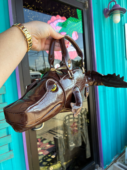Alligator Crossbody Handbag