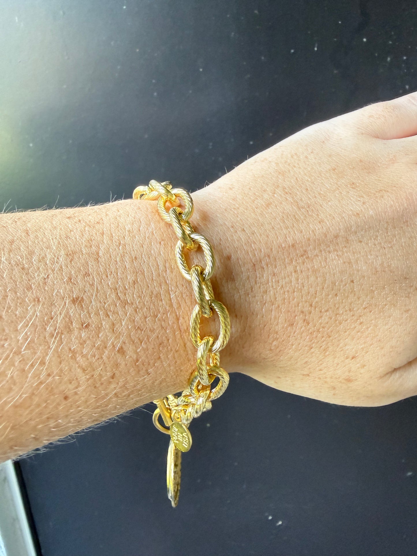 Blue Willow Toggle Bracelet