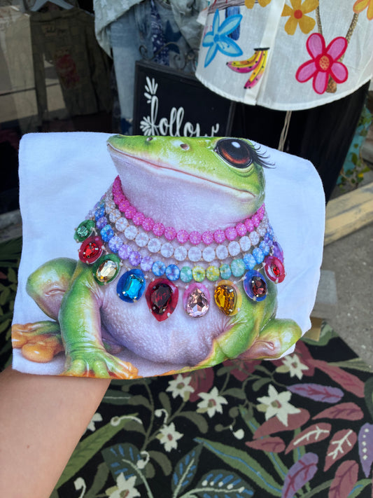 Jeweled Collar Frog T-Shirt