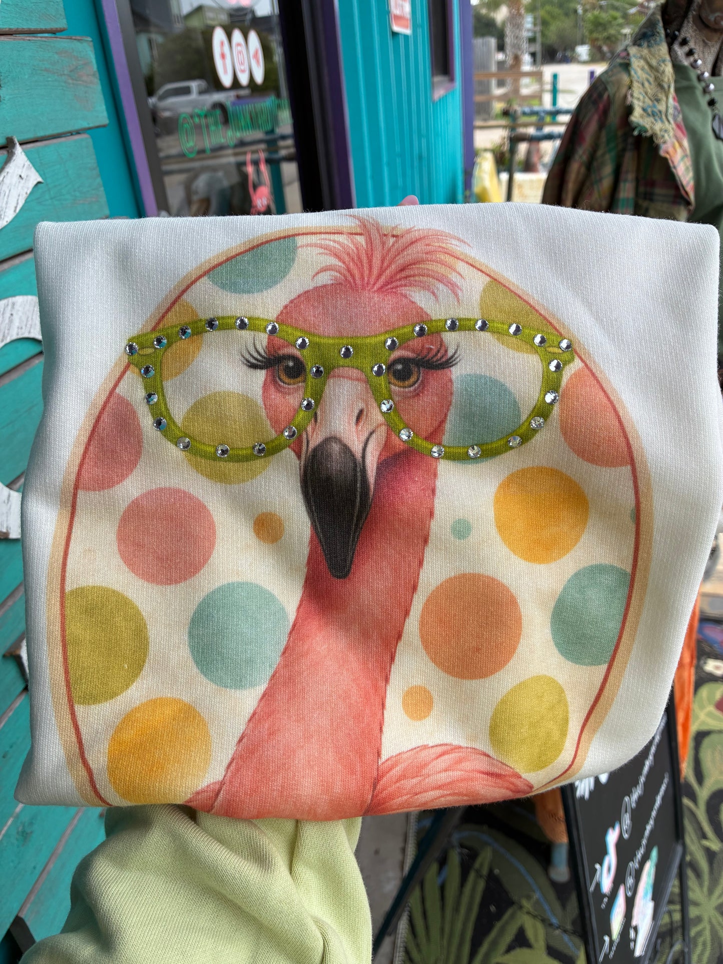 Fancy Flamingo Top