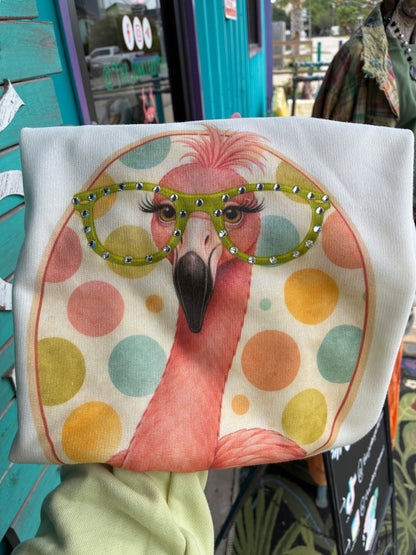 Fancy Flamingo Top