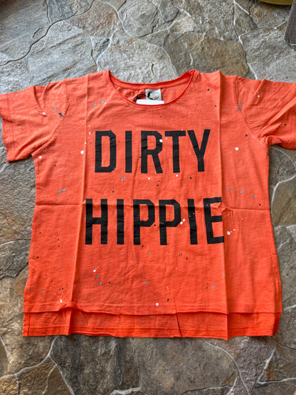 Tangerine Dirty Hippie Tee