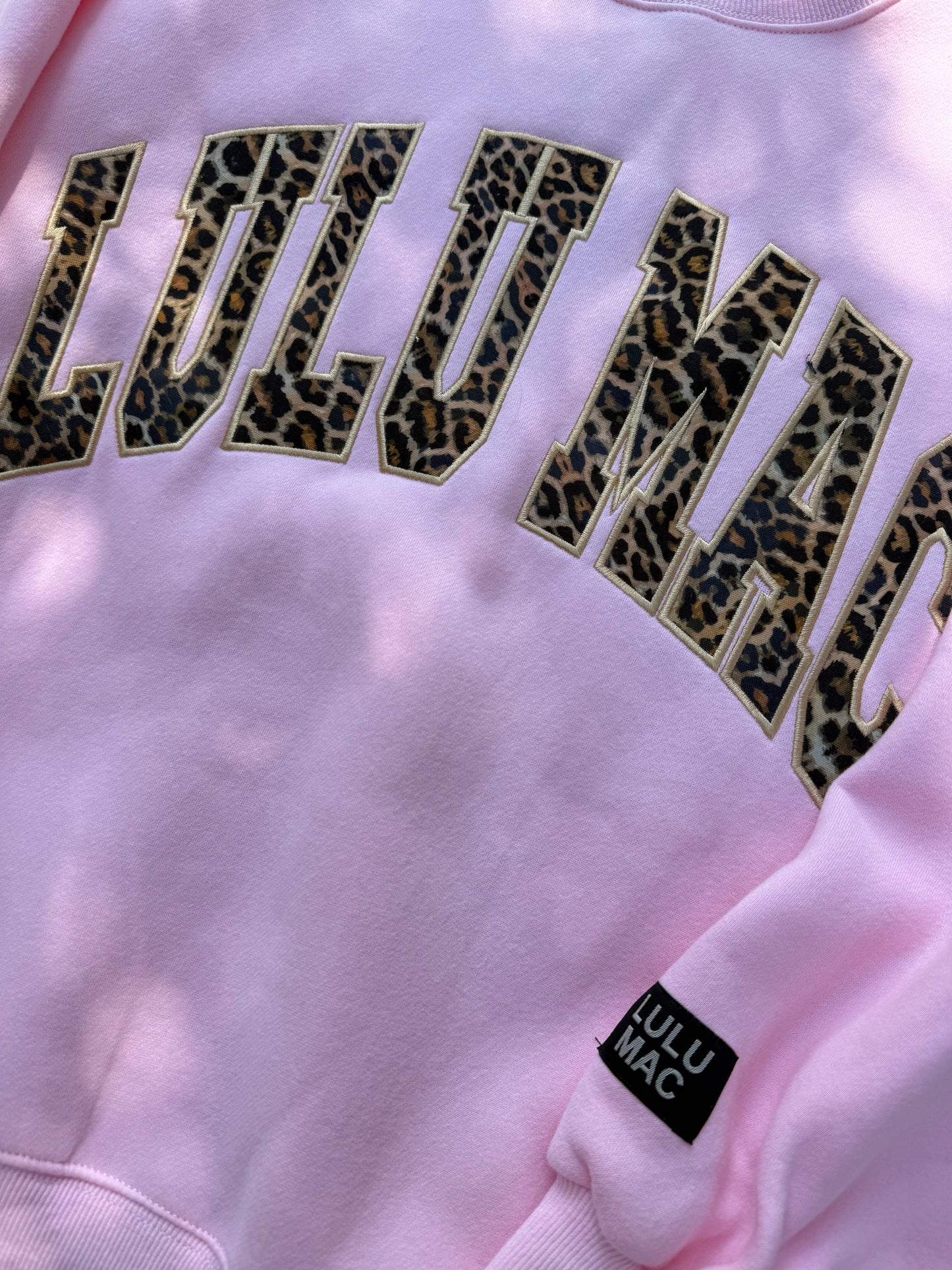 Pink Leopard Lulu Sweatshirt