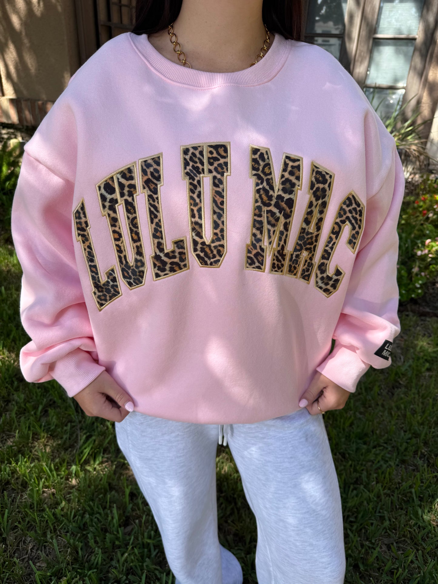 Pink Leopard Lulu Sweatshirt