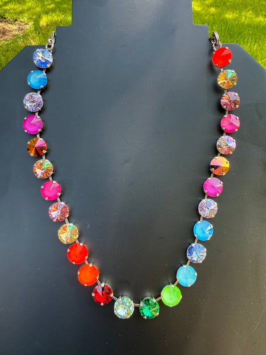 The Sofia in Antique Silver Rainbow