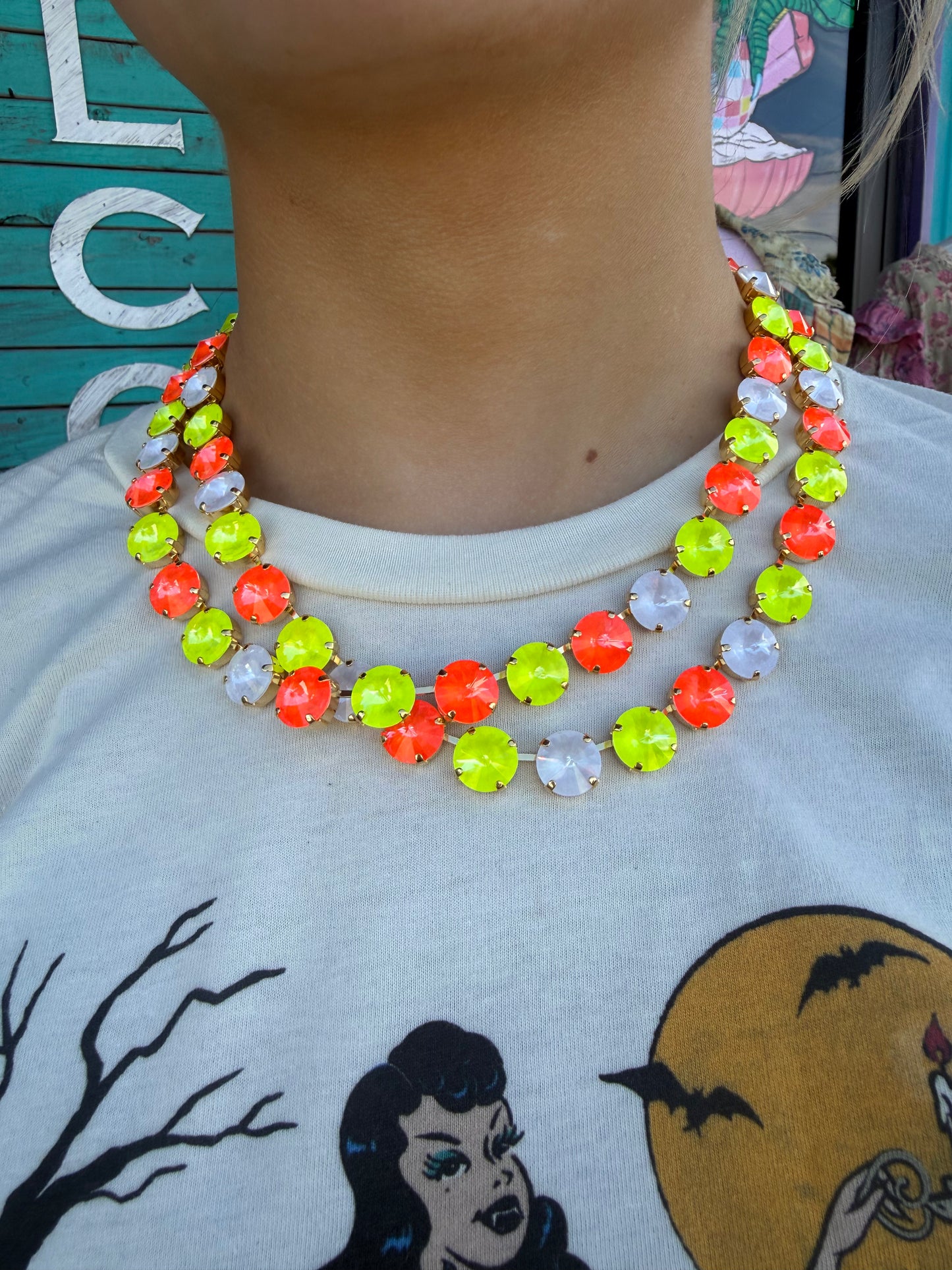 WETSTONE: Candy Corn Sabine Necklace