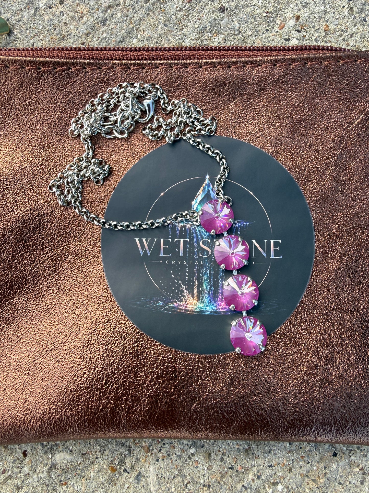 WETSTONE: Wicked Night Noir Drop Necklace