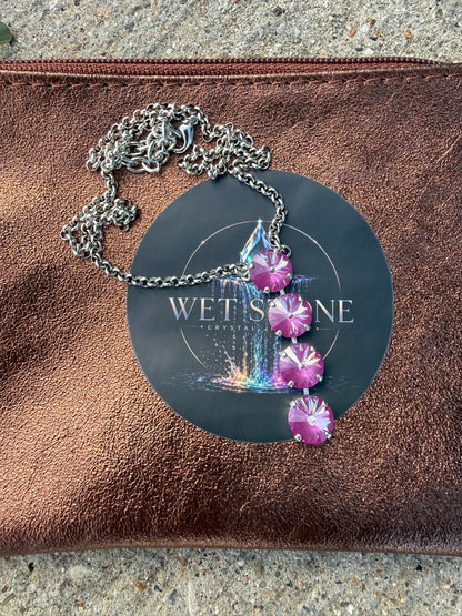 WETSTONE: Wicked Night Noir Drop Necklace