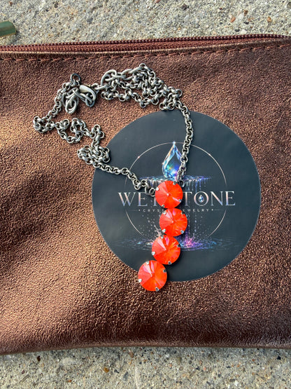 WETSTONE: Jack-o-lene Noir Drop Necklace