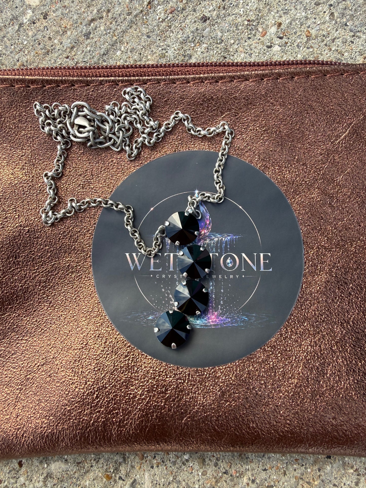 WETSTONE: Bat-Tastic Noir Drop Necklace
