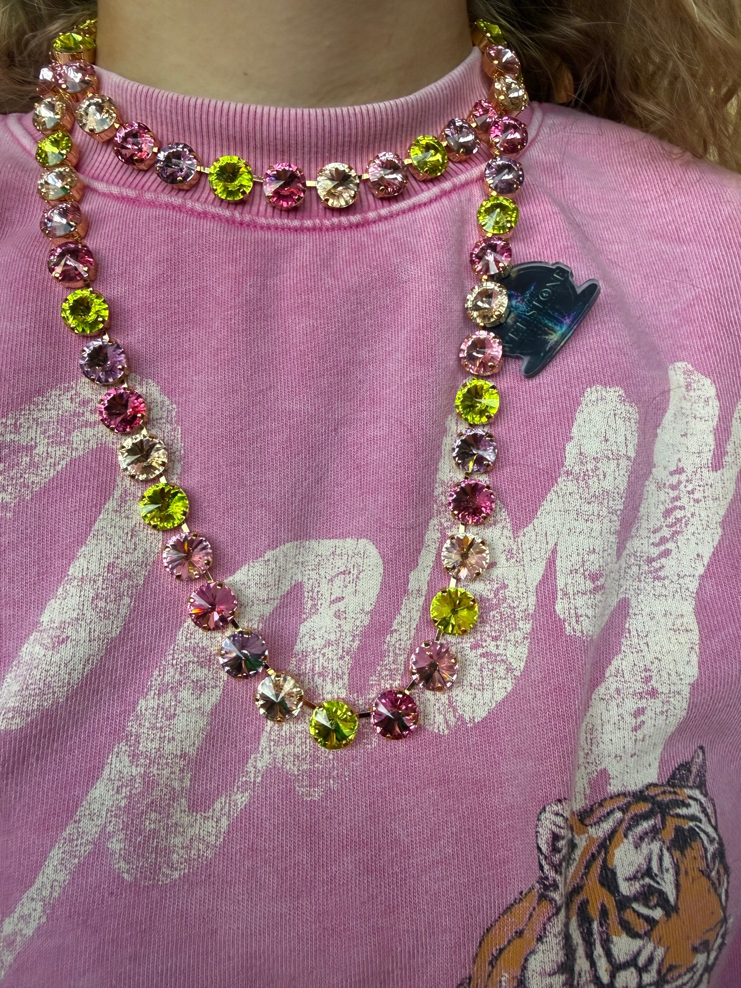 WETSTONE: PICKLED PINK Sabine Necklace