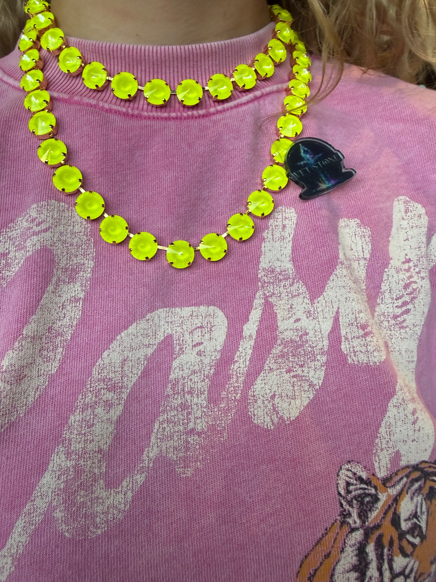 WETSTONE: lemon drop  Sabine Necklace