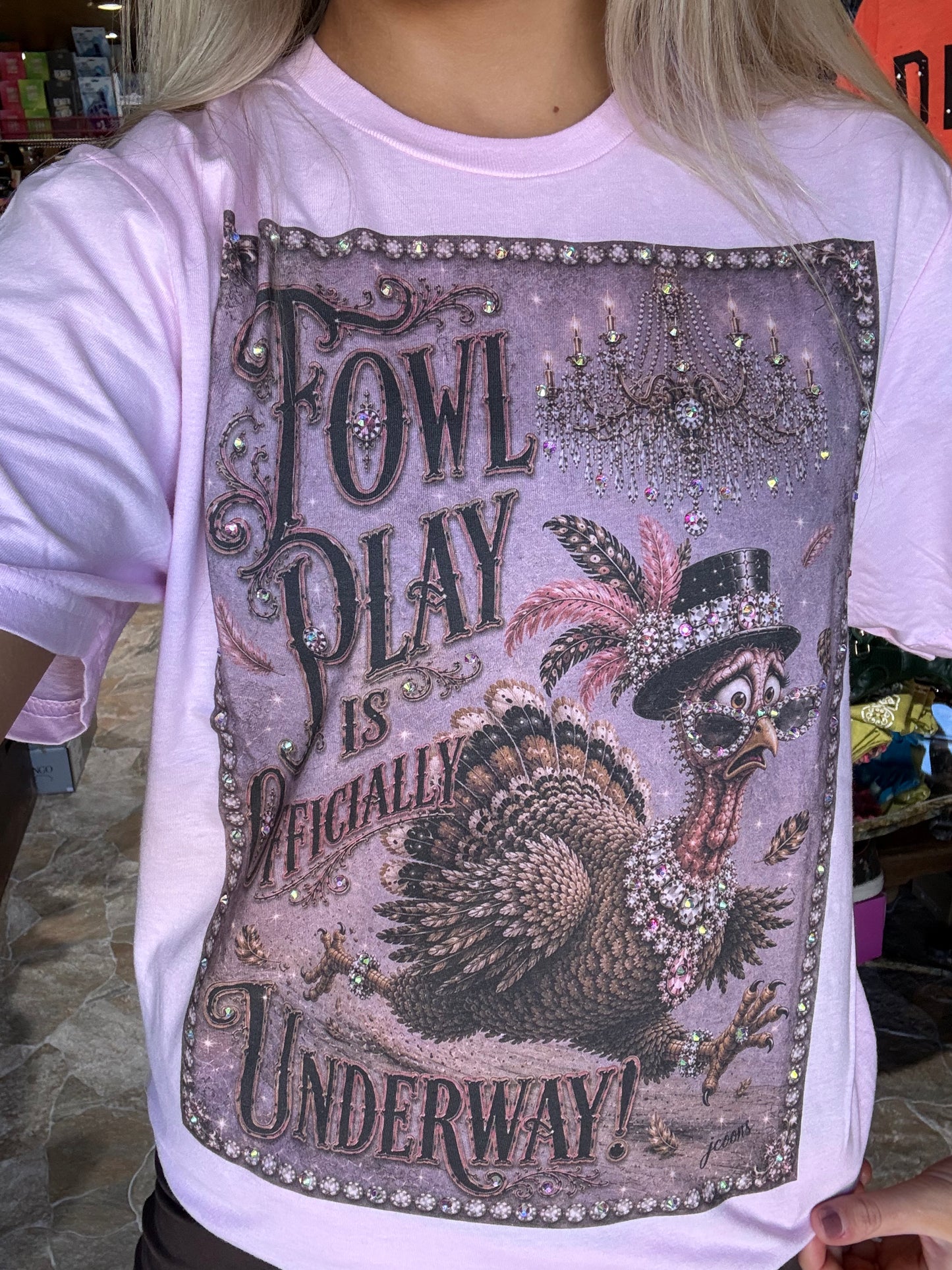 Fowl Play Bling Turkey