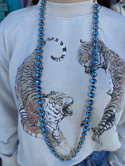 WETSTONE:  Blue Razz Sabine Necklace