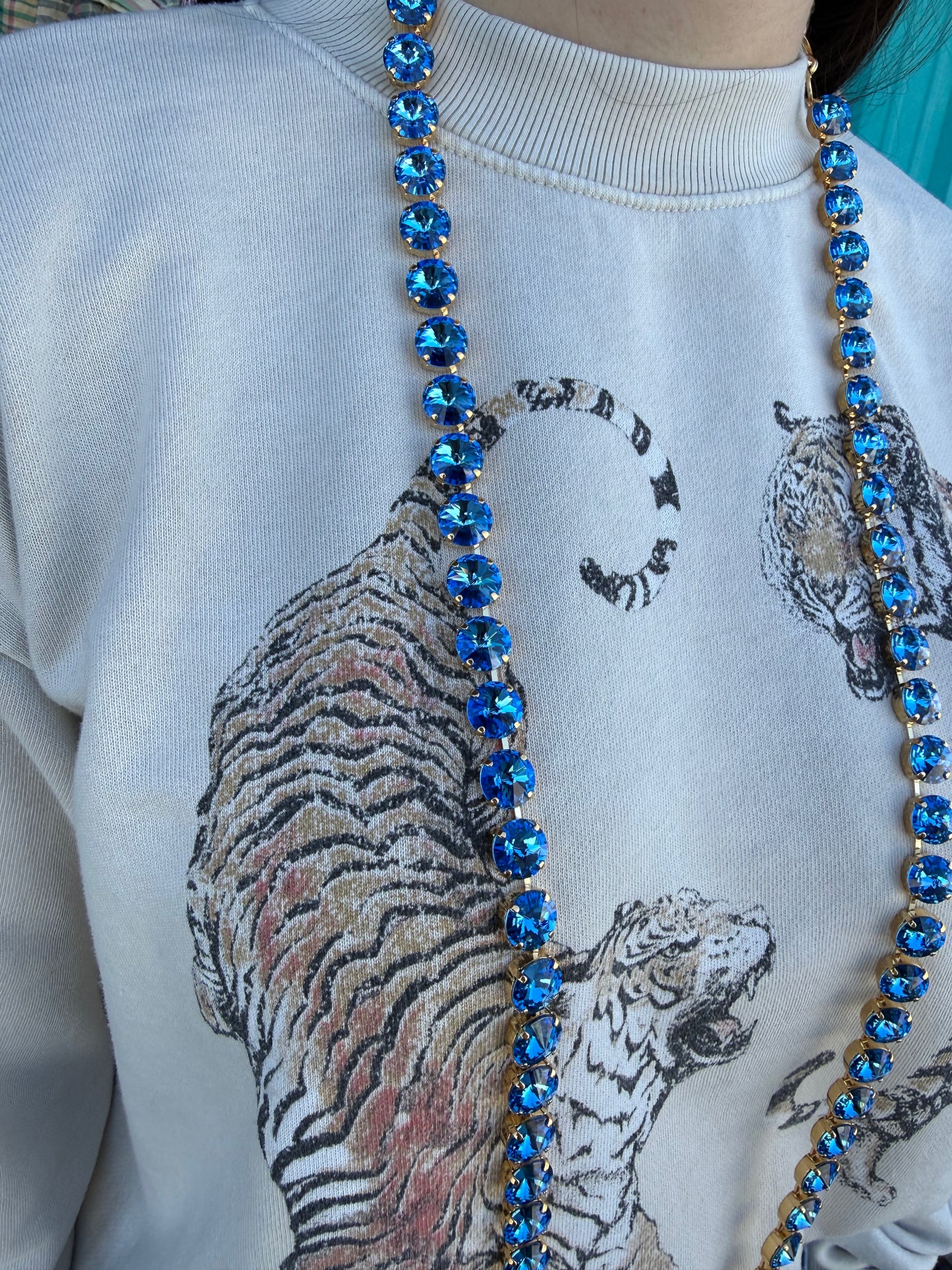 WETSTONE:  Blue Razz Sabine Necklace