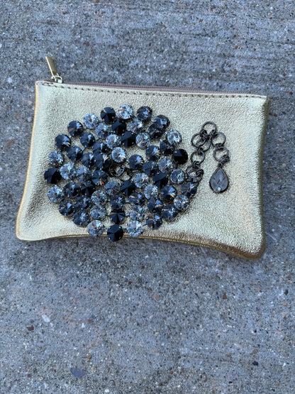 WETSTONE:  Black Tie Glitz Sabine Necklace