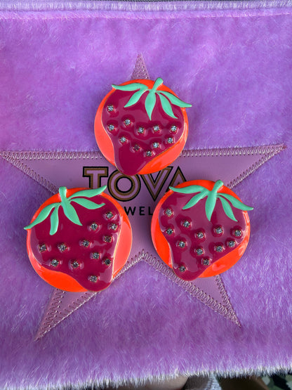 Strawberry Brooch