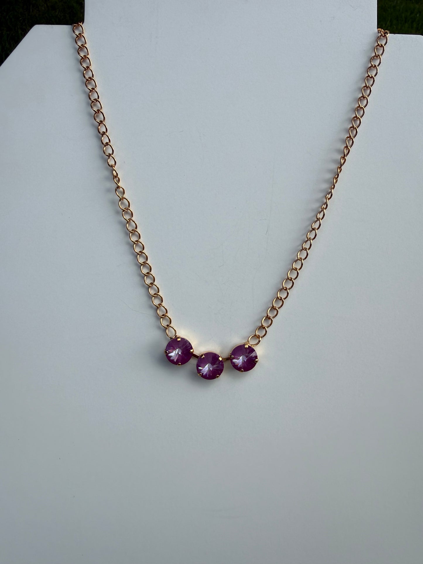 WETSTONE: Plum Pond Pearls Necklace