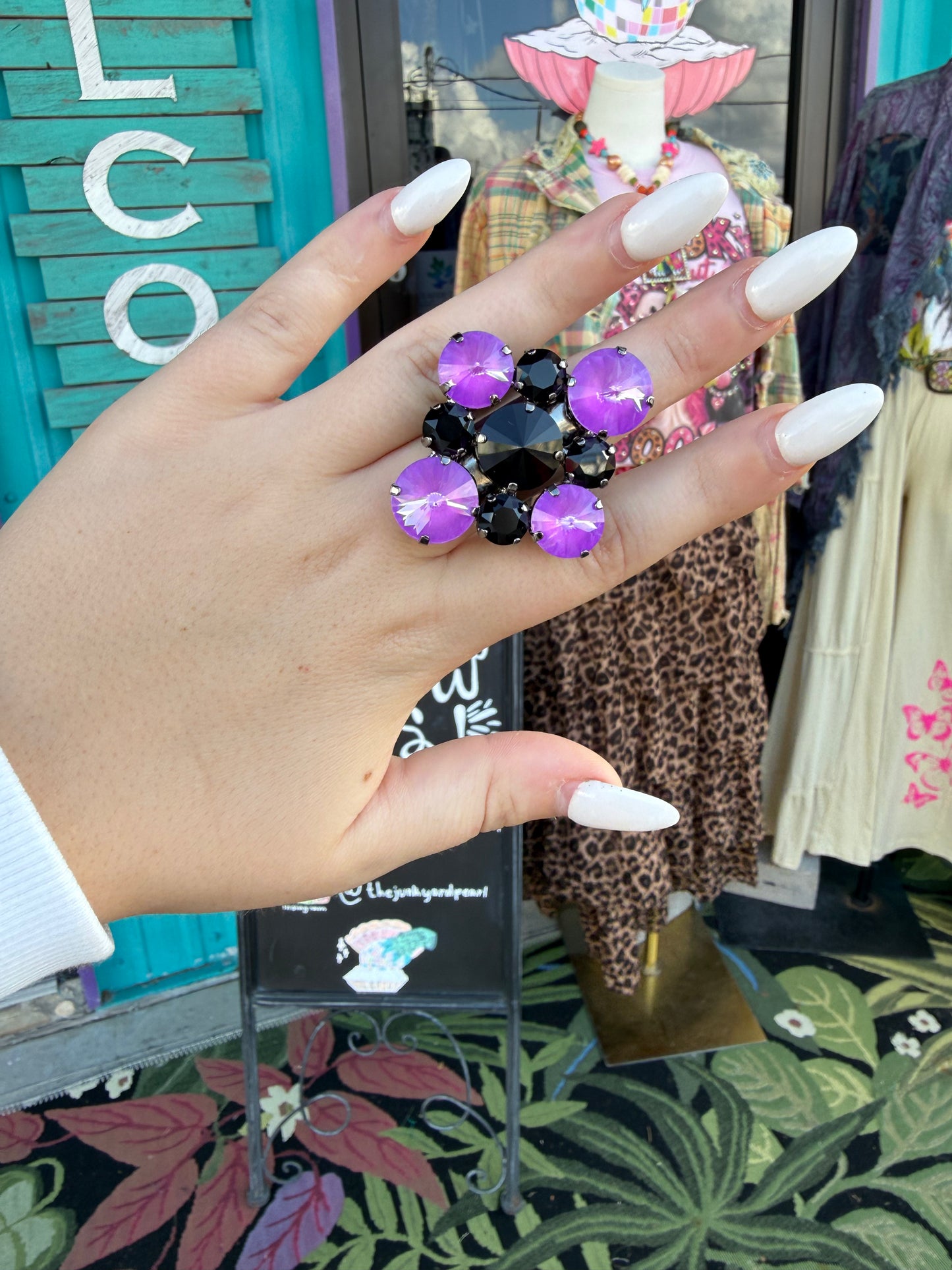 WETSTONE: Witch’s Brew lily pad Ring