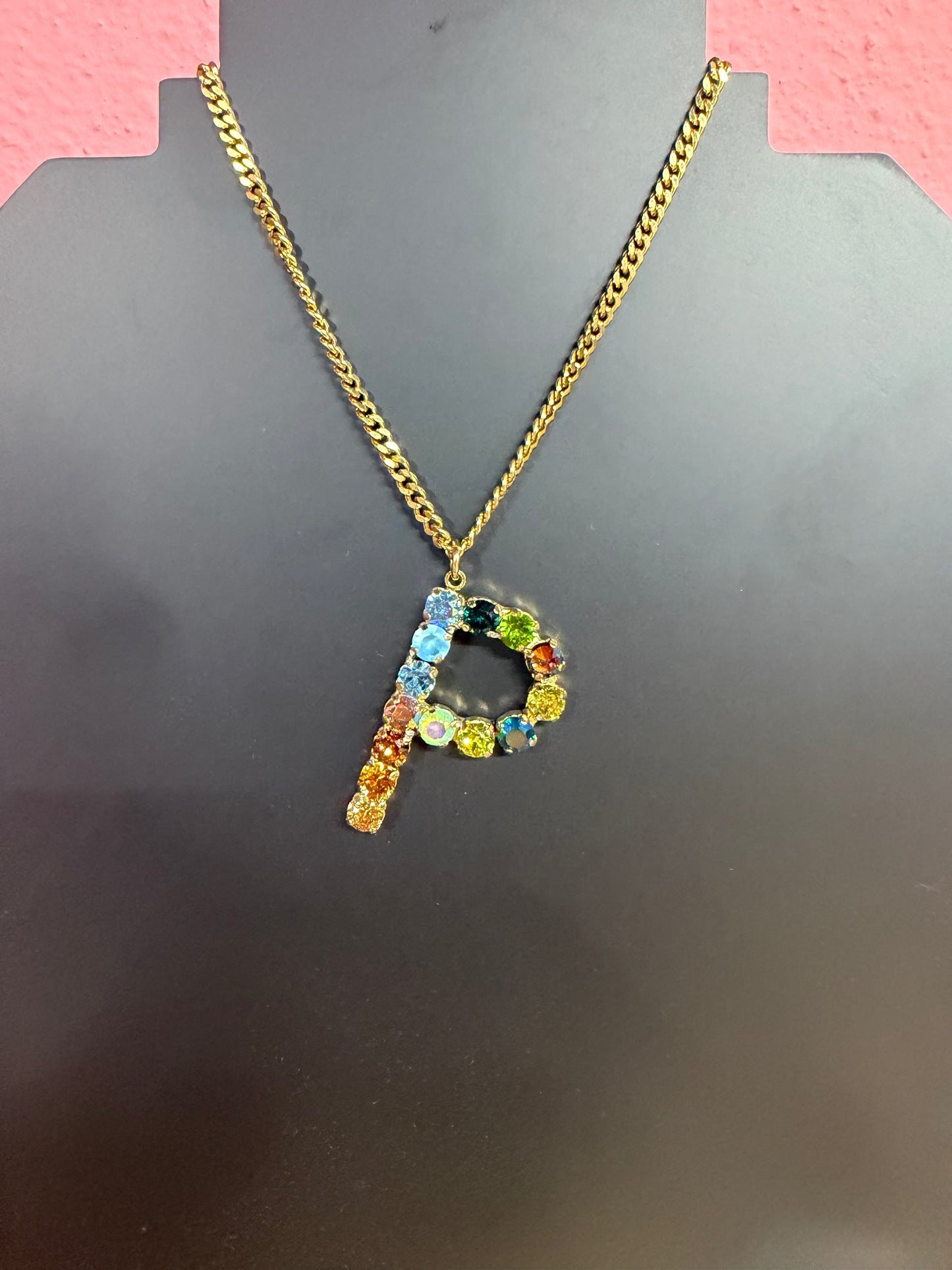 MONOGRAM P NECKLACE