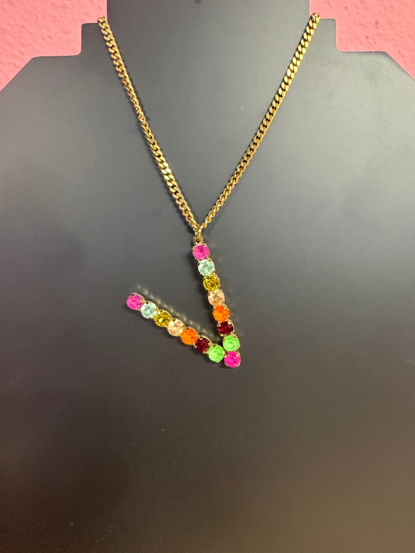 MONOGRAM V NECKLACE