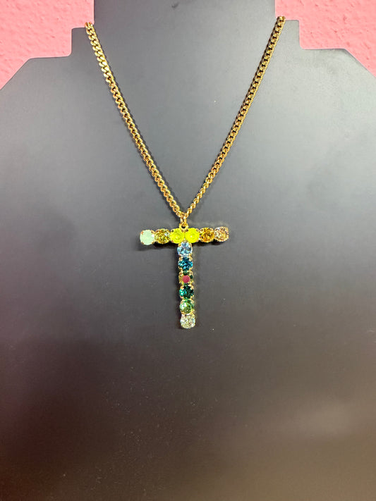 MONOGRAM T NECKLACE