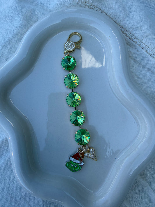 WETSTONE: Grinch and His Tiny Heart Bag Charm