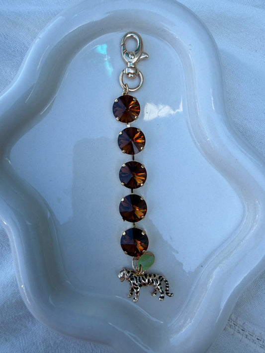 WETSTONE: Mocha Tiger Bag Charm