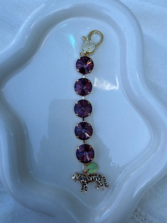 WETSTONE: Orchid Tiger Bag Charm