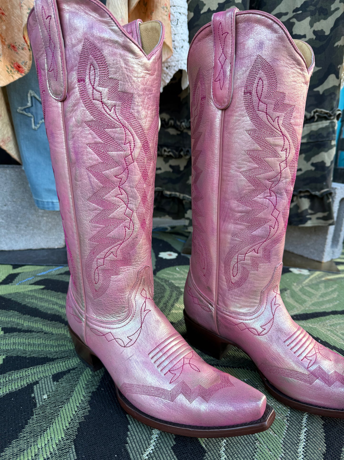 Pink and Gold PEYTON TALL- Yippee Ki Yay by Old Gringo