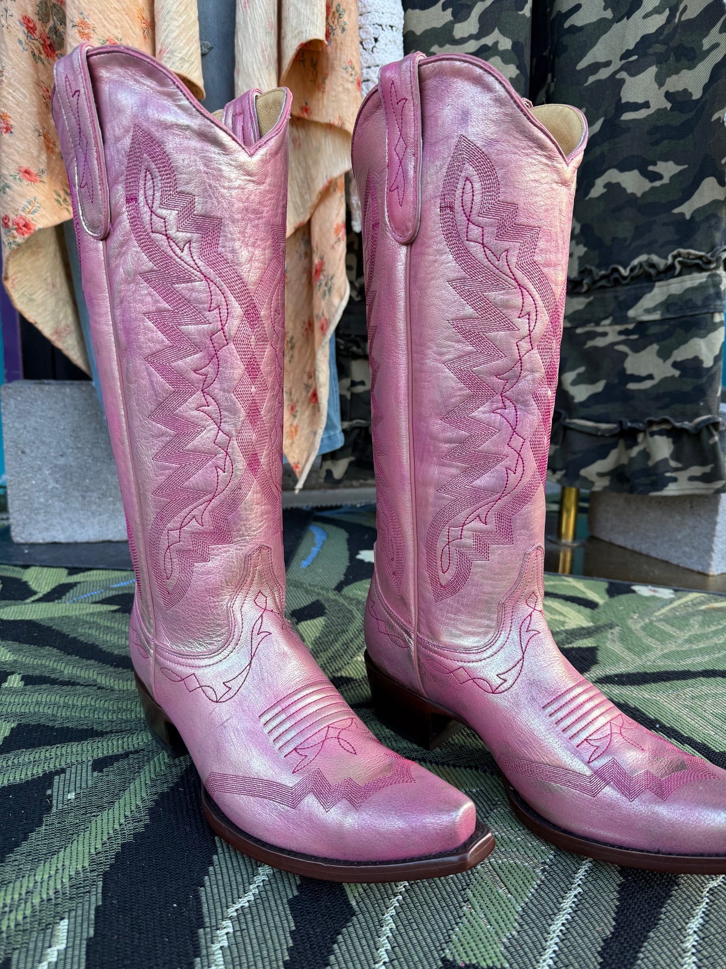 Pink and Gold PEYTON TALL- Yippee Ki Yay by Old Gringo
