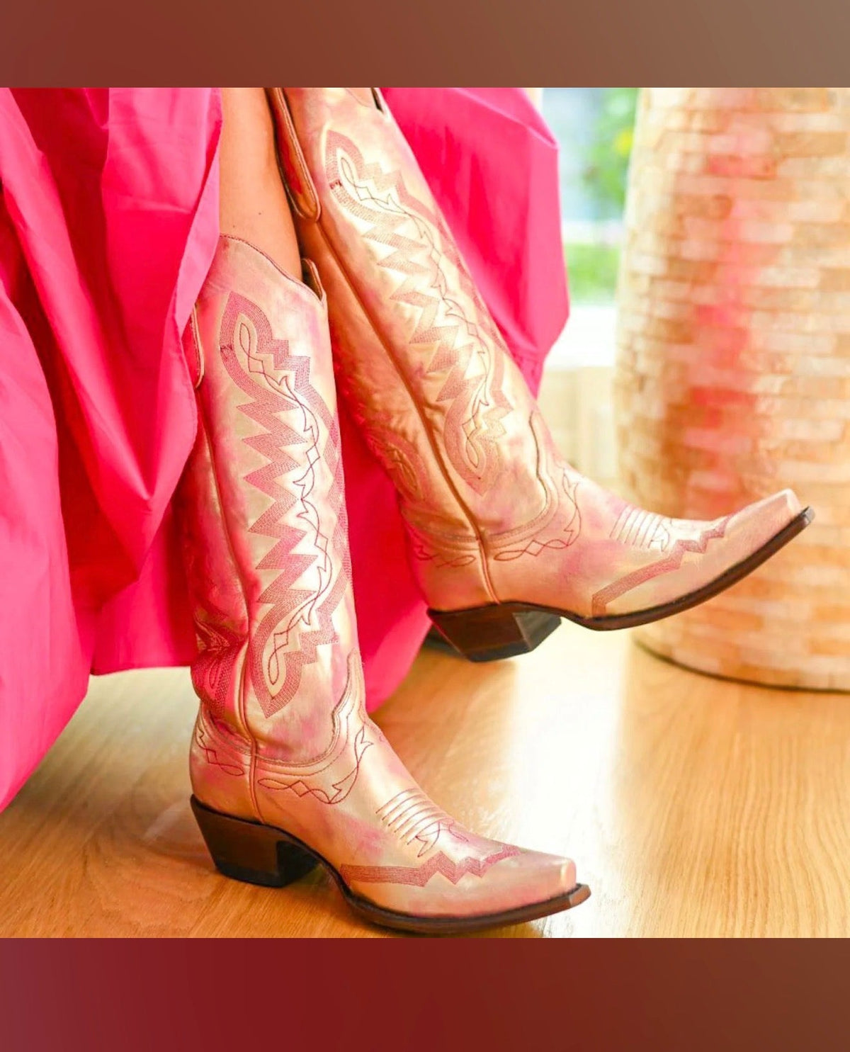 Pink and Gold PEYTON TALL- Yippee Ki Yay by Old Gringo
