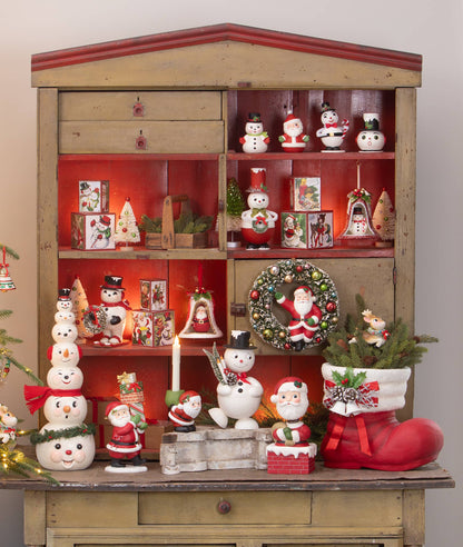 Retro Red Santa Boot