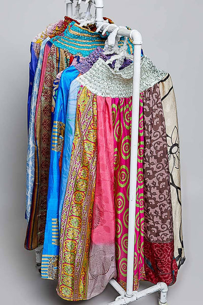 One-of-a-Kind Smocked Waist Printed Wide Leg Pants