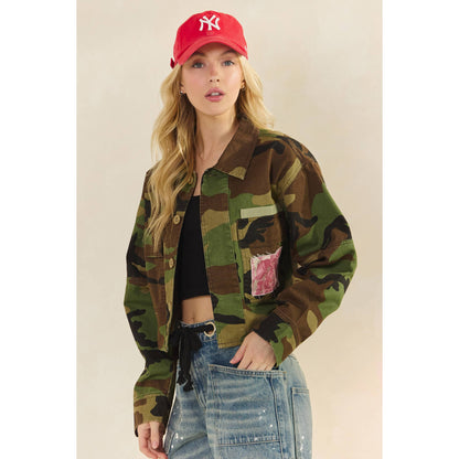 Camo Contrast Jacket