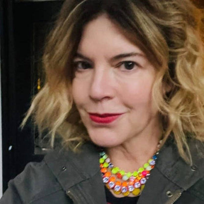 Oakland Antique Gold Neon Necklace