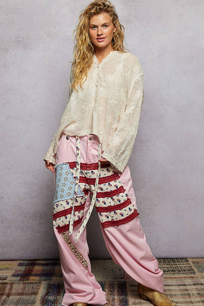Boho Embroidered Linen Hooded Jacket