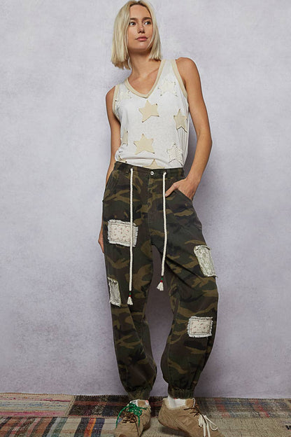 Camouflage Patchwork Joggers