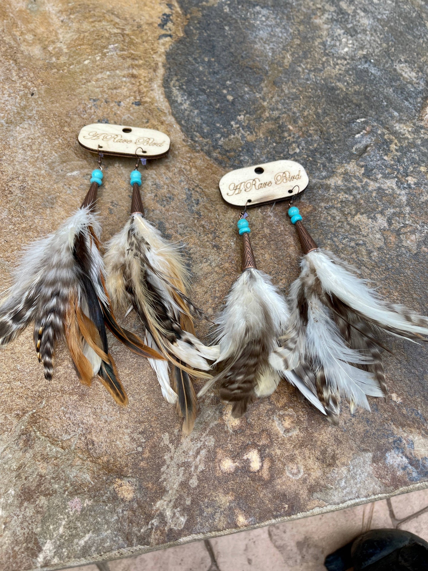 Silver Feather Earrings
