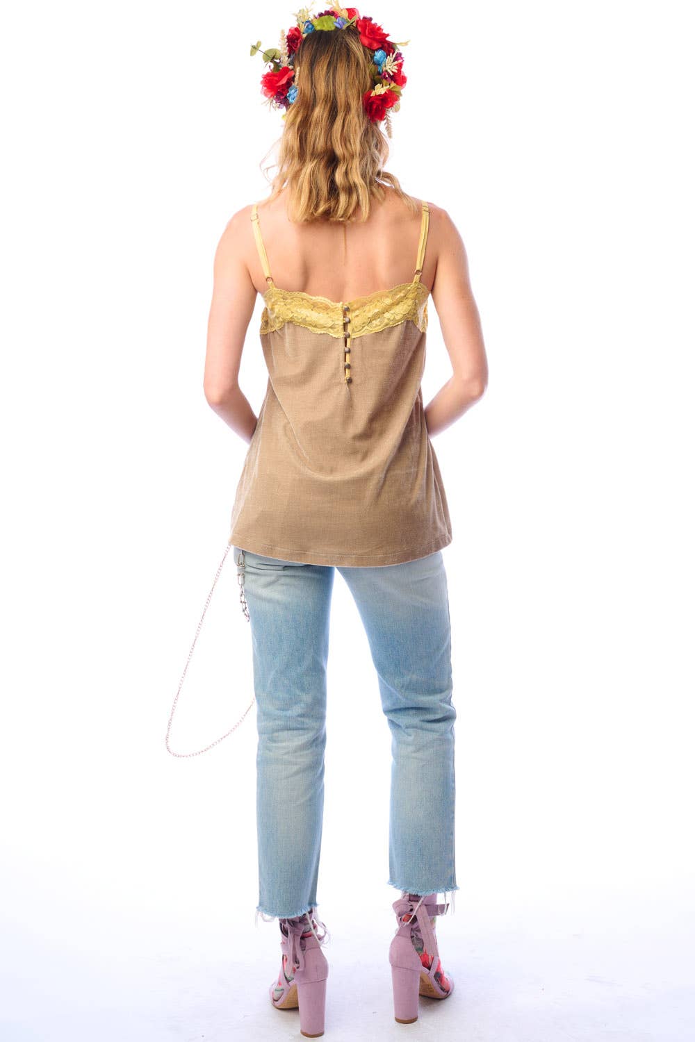 Velvet Dreams Cami-Vintage Sand | Cami Top | Sleeveless Top