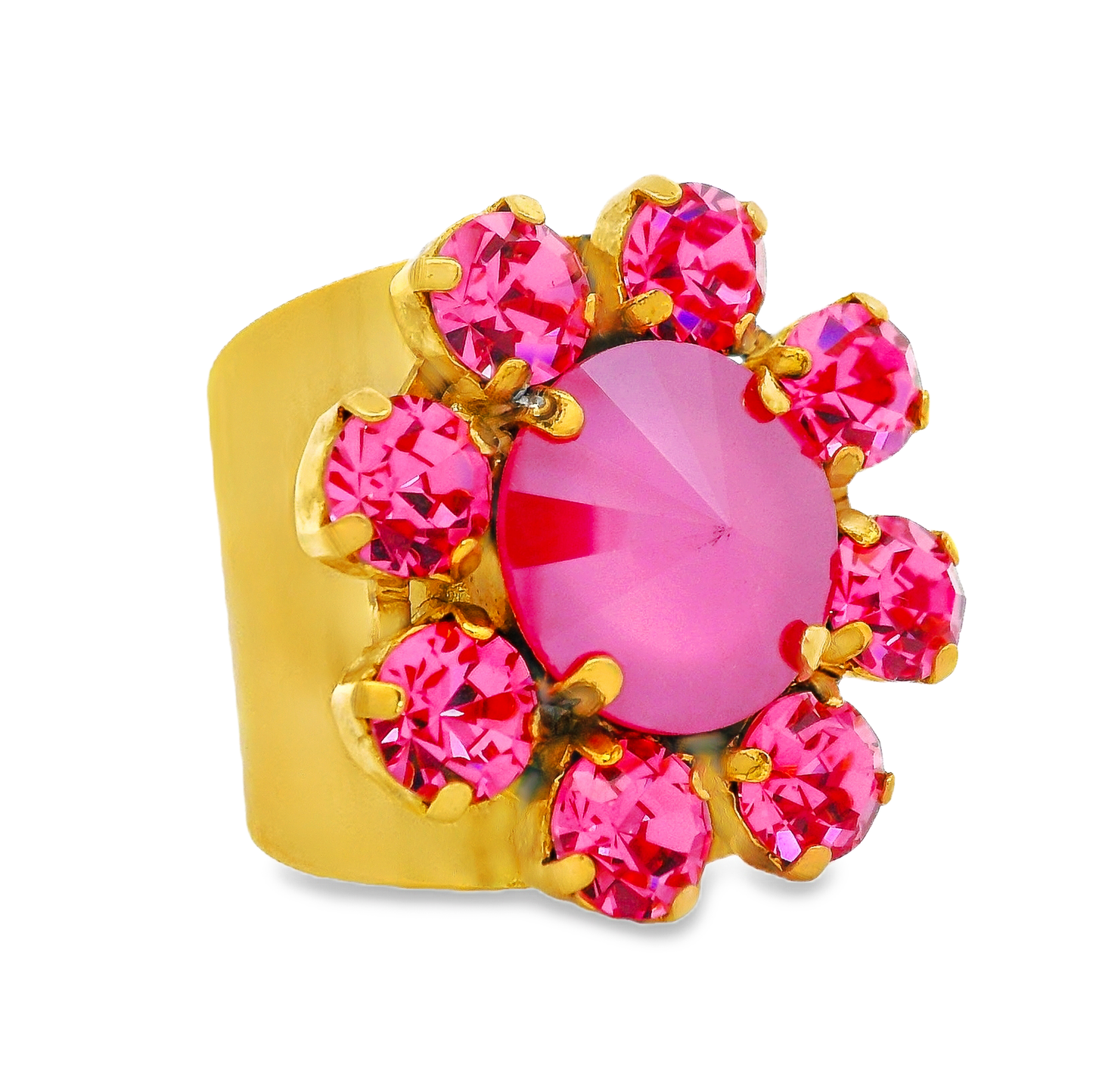 Twiggy Plus Ring in Rose
